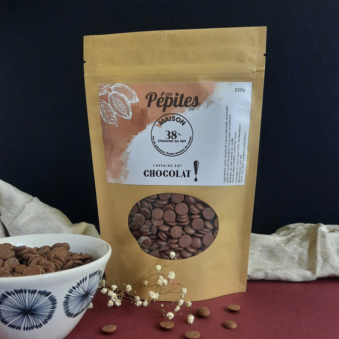 Pépites | Chocolat au lait 38% de cacao